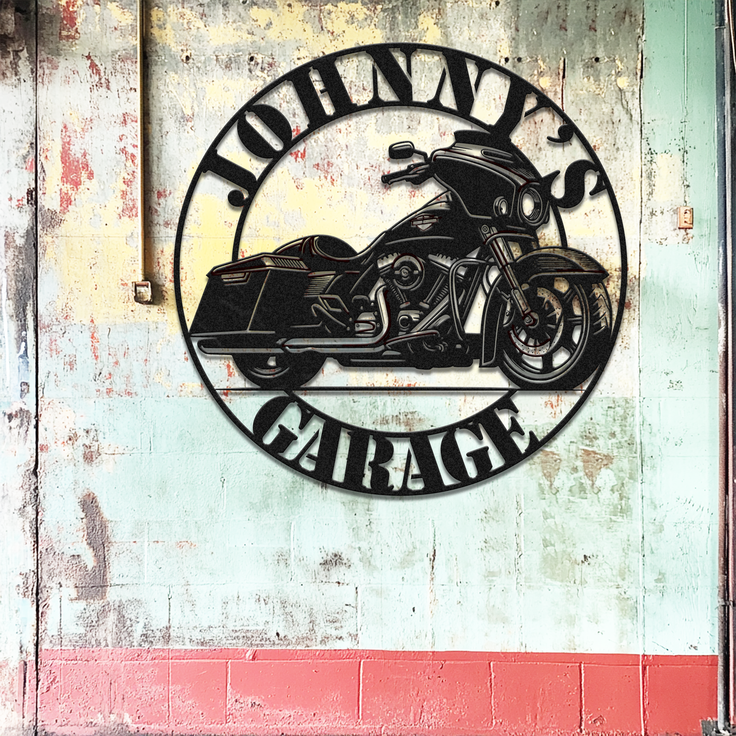 Harley Davidson custom garage sign