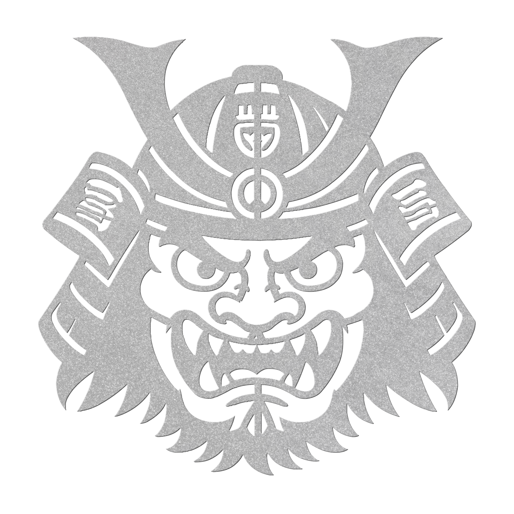 Oni_Samurai_Mask_Metal_Sign__Japanese_Silver_Transparent_Mockup.png
