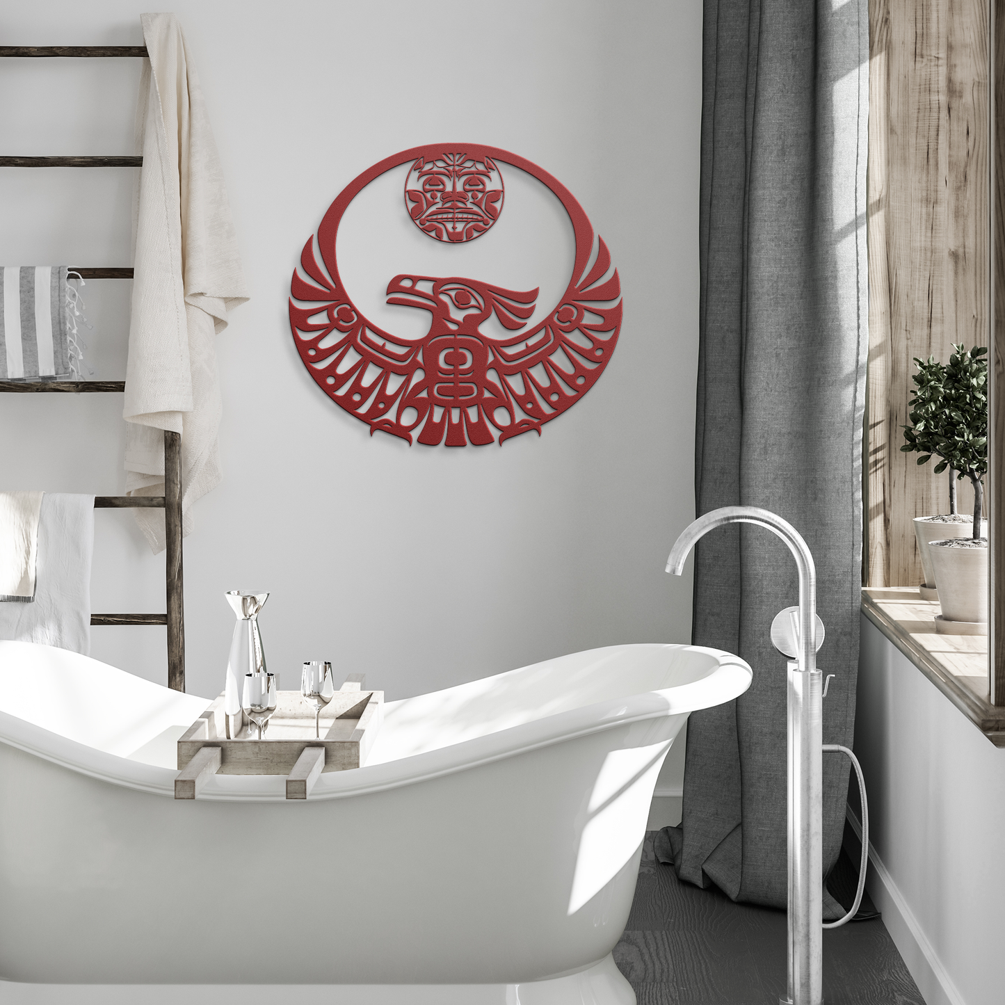 Pacific_Northwest_Thunderbird_Metal_Sign_Red_Modern_Bathroom_Mockup.png
