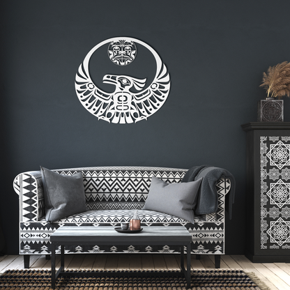 Pacific_Northwest_Thunderbird_Metal_Sign_White_Dark_Living_Room_Mockup.png