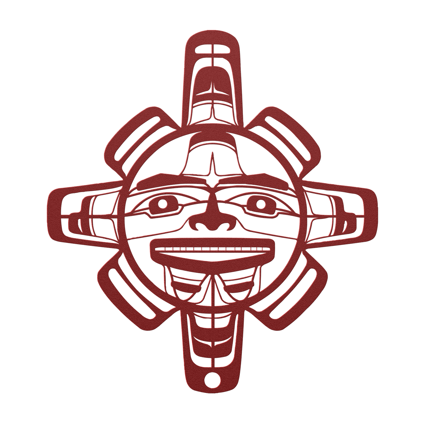Haida inspired metal sun