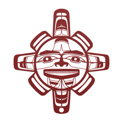 Haida inspired metal sun