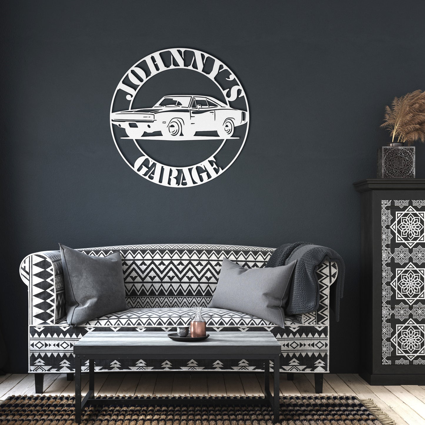 Mopar steel wall art