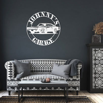 Mopar steel wall art