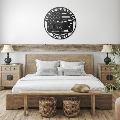muscle car wall art