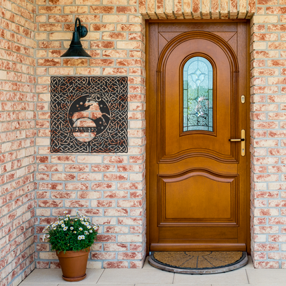 astrology celtic knot wall art