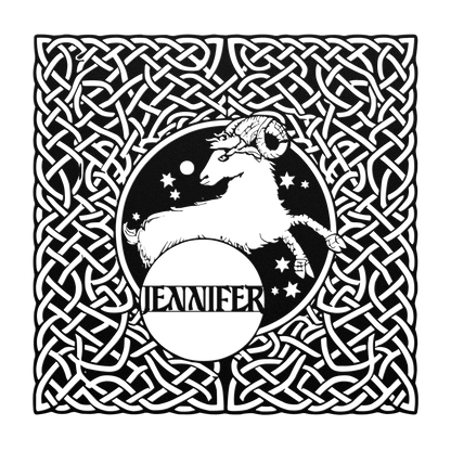 personalized aries zodiac decor