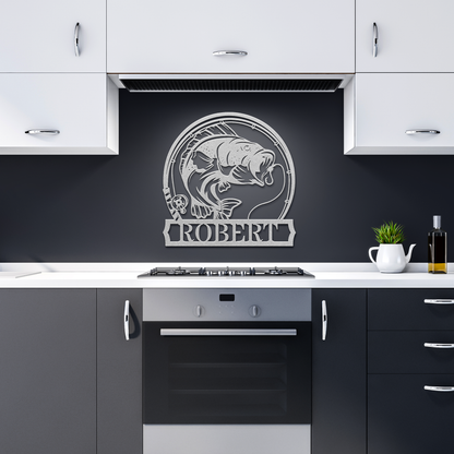 Personalized_Bass_Fish_Metal_Sign__Cu_Silver_Dark_Kitchen_Mockup.png