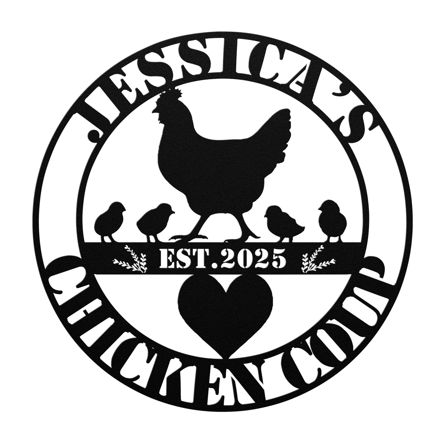 Backyard hen house decor