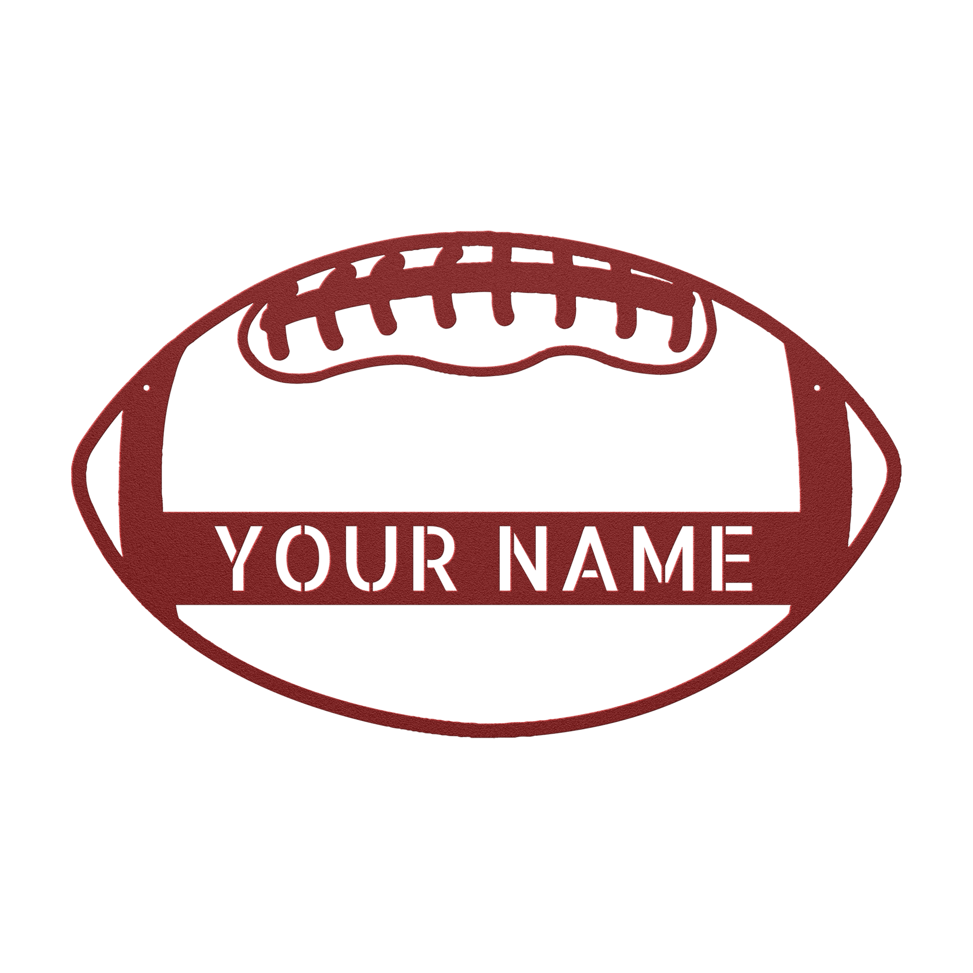 Coach gift custom football art