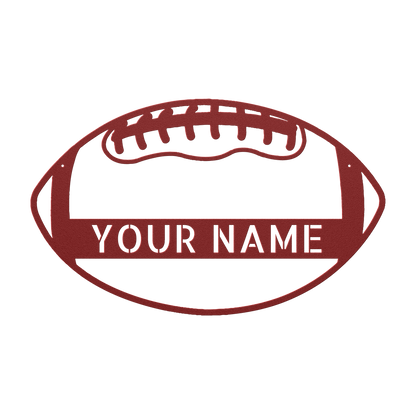 Coach gift custom football art