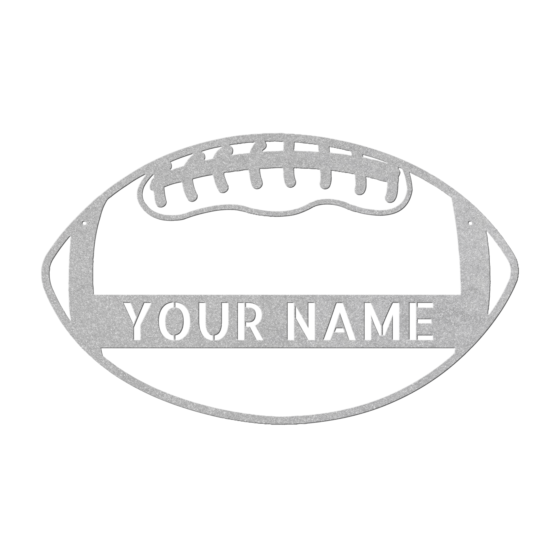 Football team locker room sign