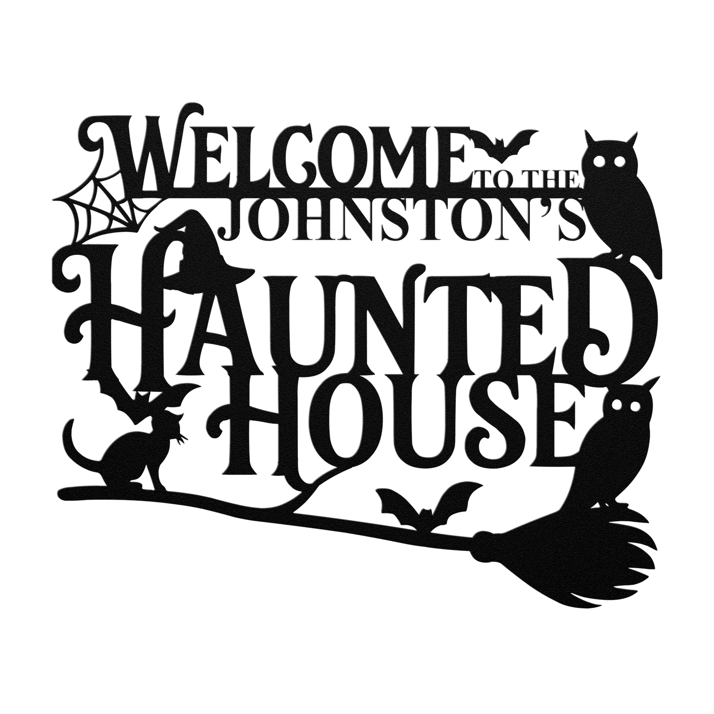 Custom haunted house metal décor USA made