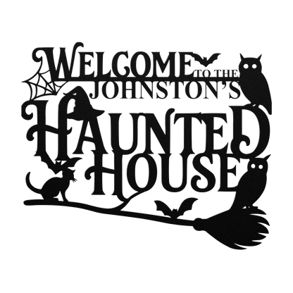 Custom haunted house metal décor USA made