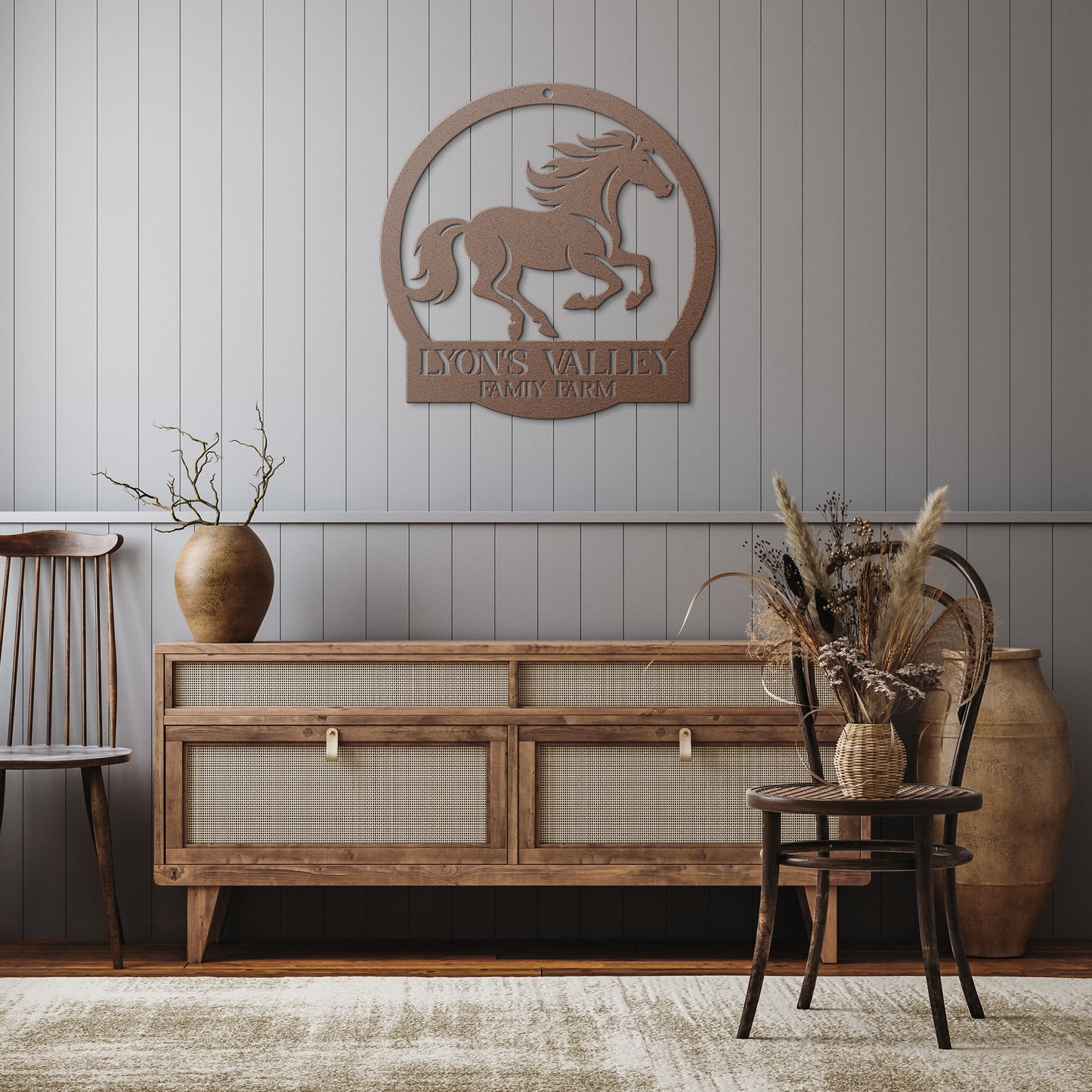 Personalized Horse Metal Sign
