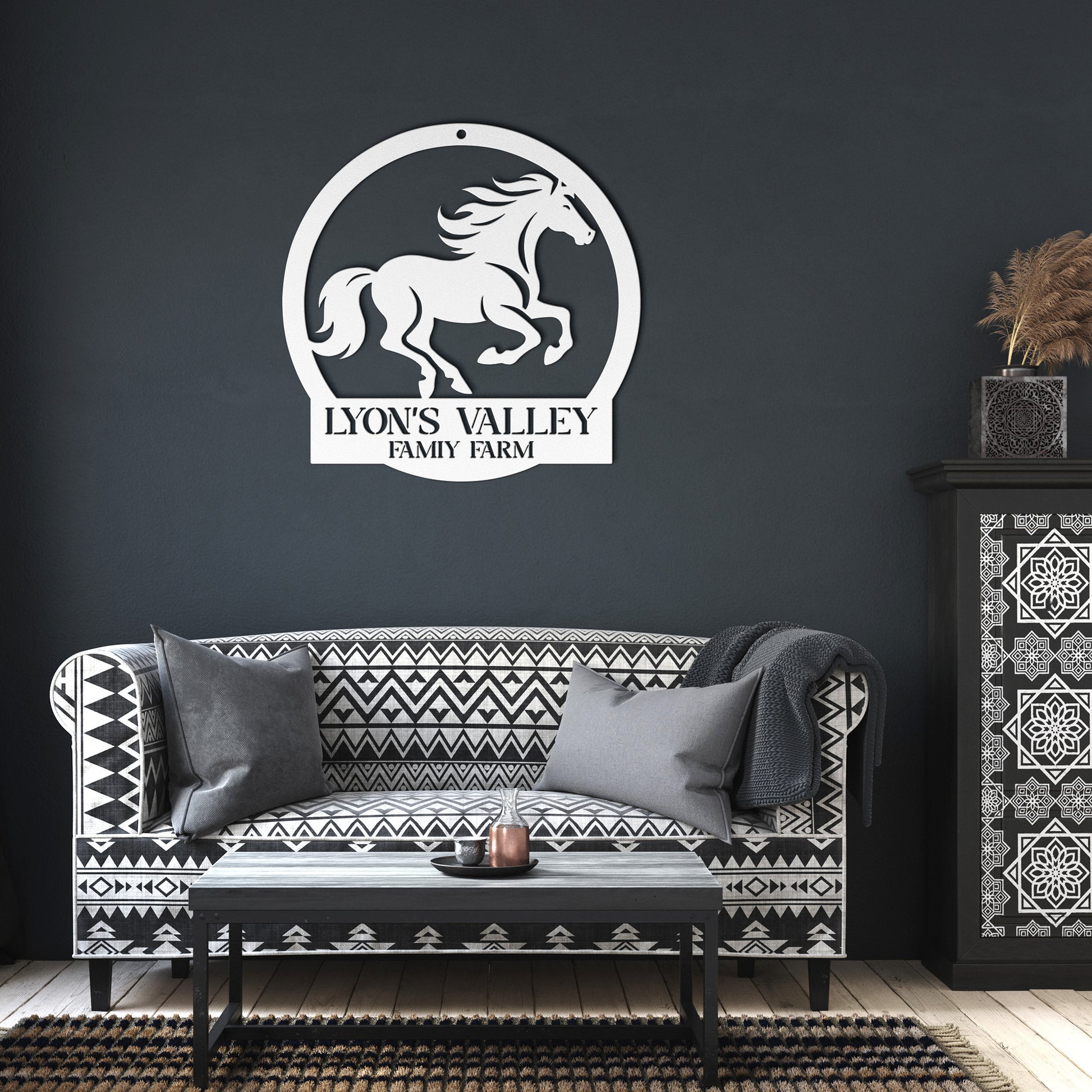 Metal Sign for Ranch