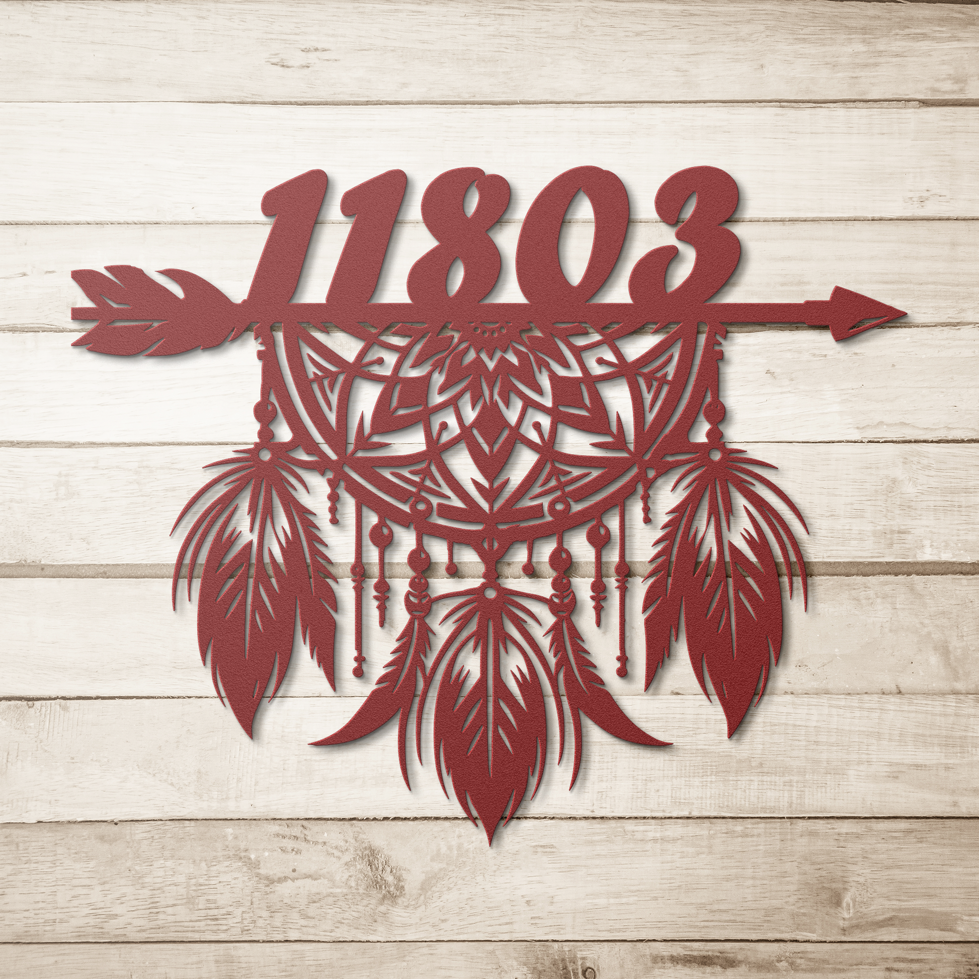 Native-inspired dreamcatcher wall decor