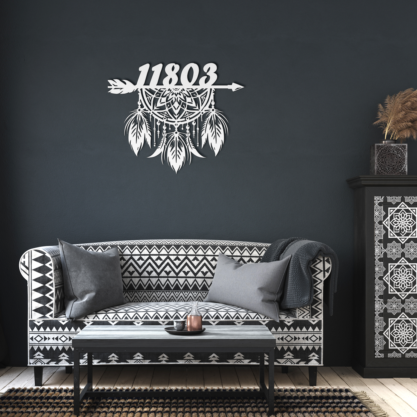 Personalized_House_Number_Dreamcatcher_S_White_Dark_Living_Room_Mockup.png