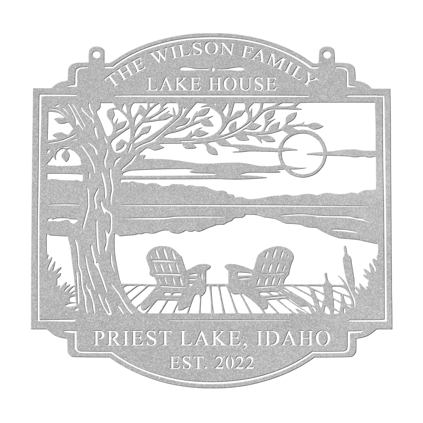 Personalized_Lake_House_Metal_Sign_Custo_Silver_Transparent_Mockup.png