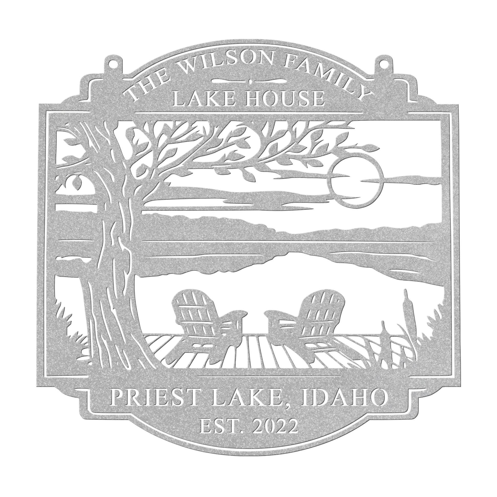 Personalized_Lake_House_Metal_Sign_Custo_Silver_Transparent_Mockup.png