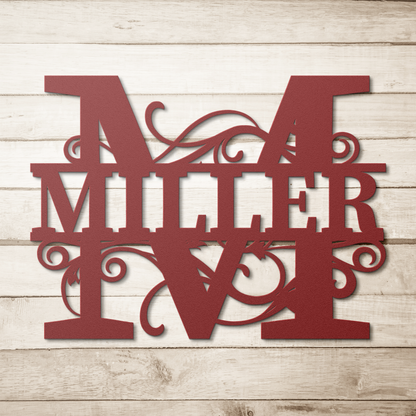 custom letter metal wall art