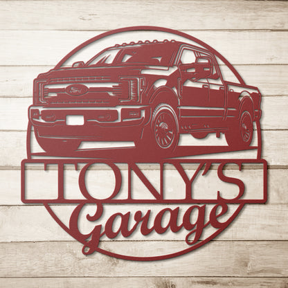 Custom Ford Truck Wall Decor