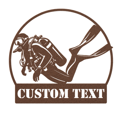 Personalized_Scuba_Diver_Metal_Wall_Art__Copper_Transparent_Mockup.png