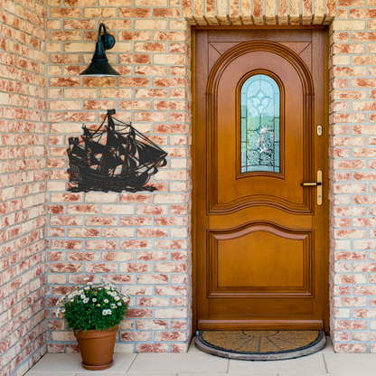 Pirate_Ship_Metal_Wall_Art_Jolly_Roger_N_Black_Brick_Entrance_Mockup.png