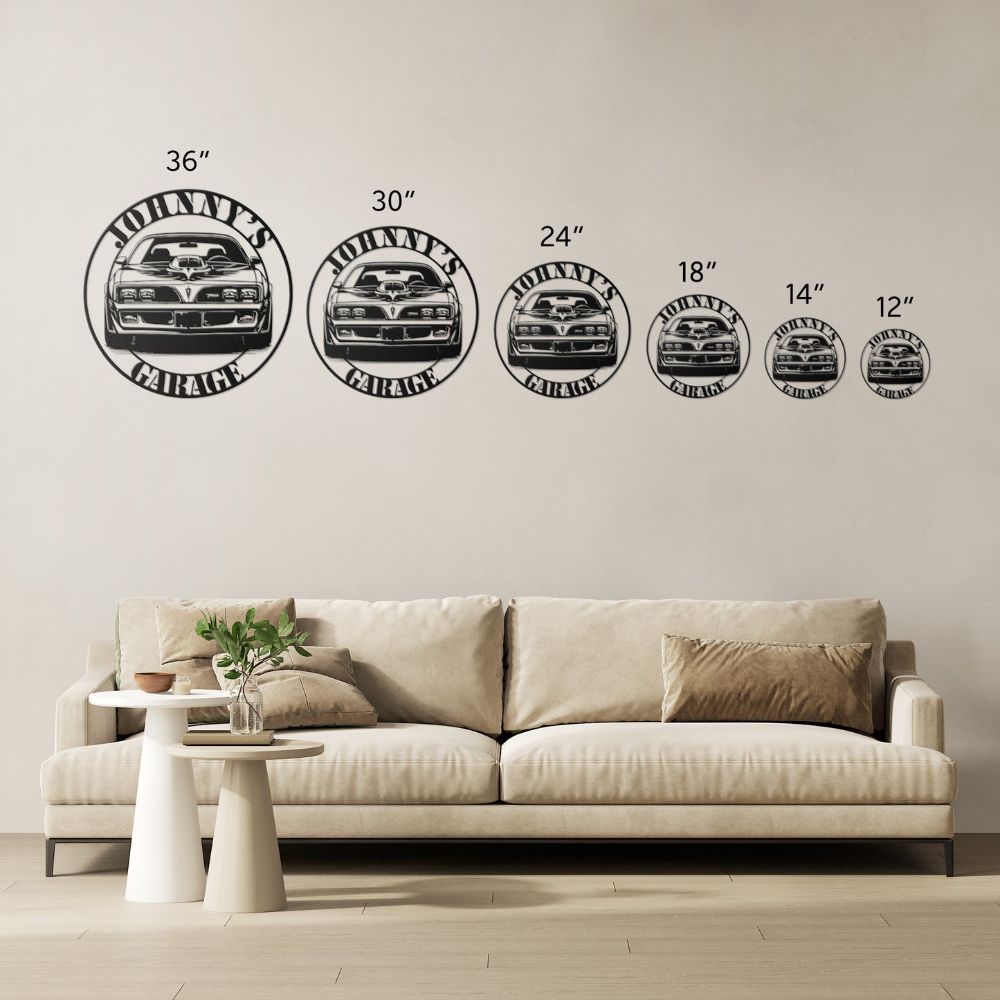 Pontiac Trans Am Classic Car Retro Metal Wall Art