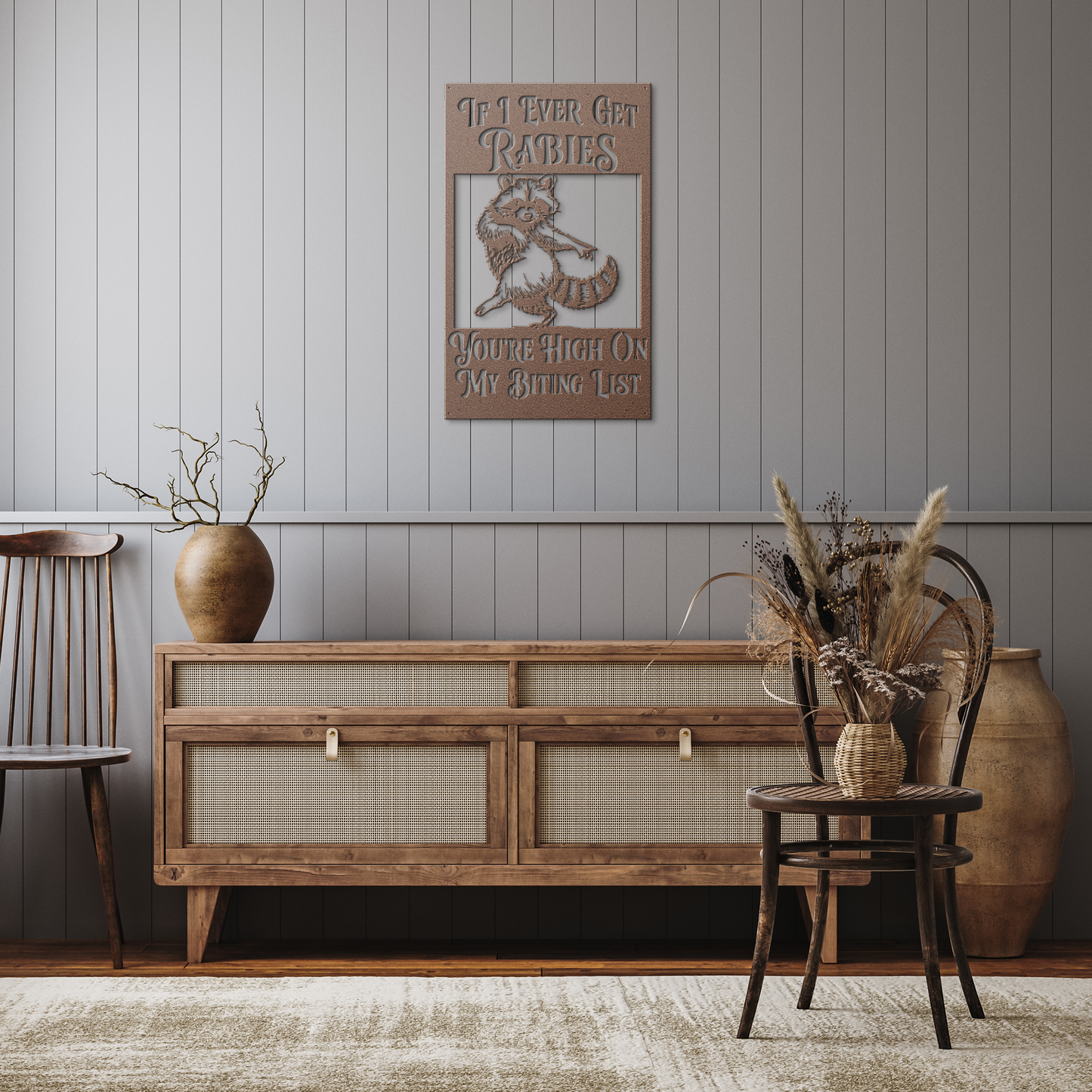 Raccoon_Dancing_Funny_Metal_Sign_Humorou_Copper_Rustic_Hallway_Mockup.png_15320706