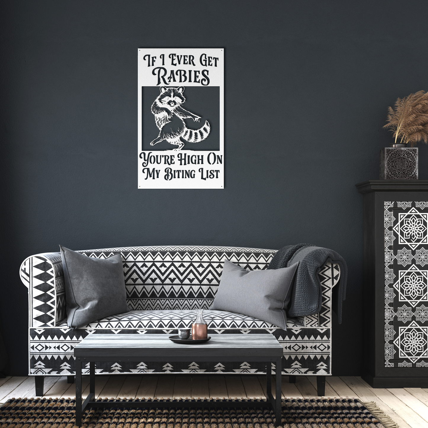 Raccoon_Dancing_Funny_Metal_Sign_Humorou_White_Dark_Living_Room_Mockup.png_15320703