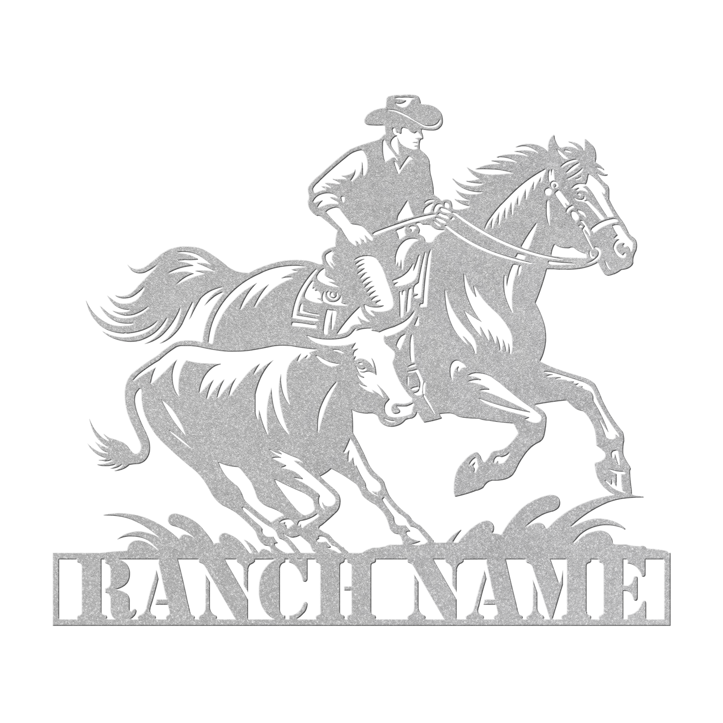 Ranch_Cowboy_Chasing_Cow_Metal_Sign__We_Silver_Transparent_Mockup.png