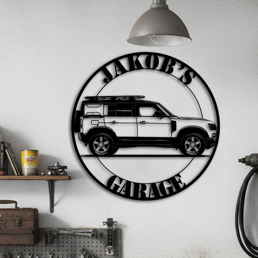Range Rover Defender Metal Sign