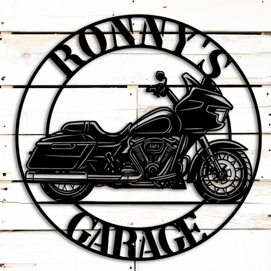 Road Glide motorcycle steel sign