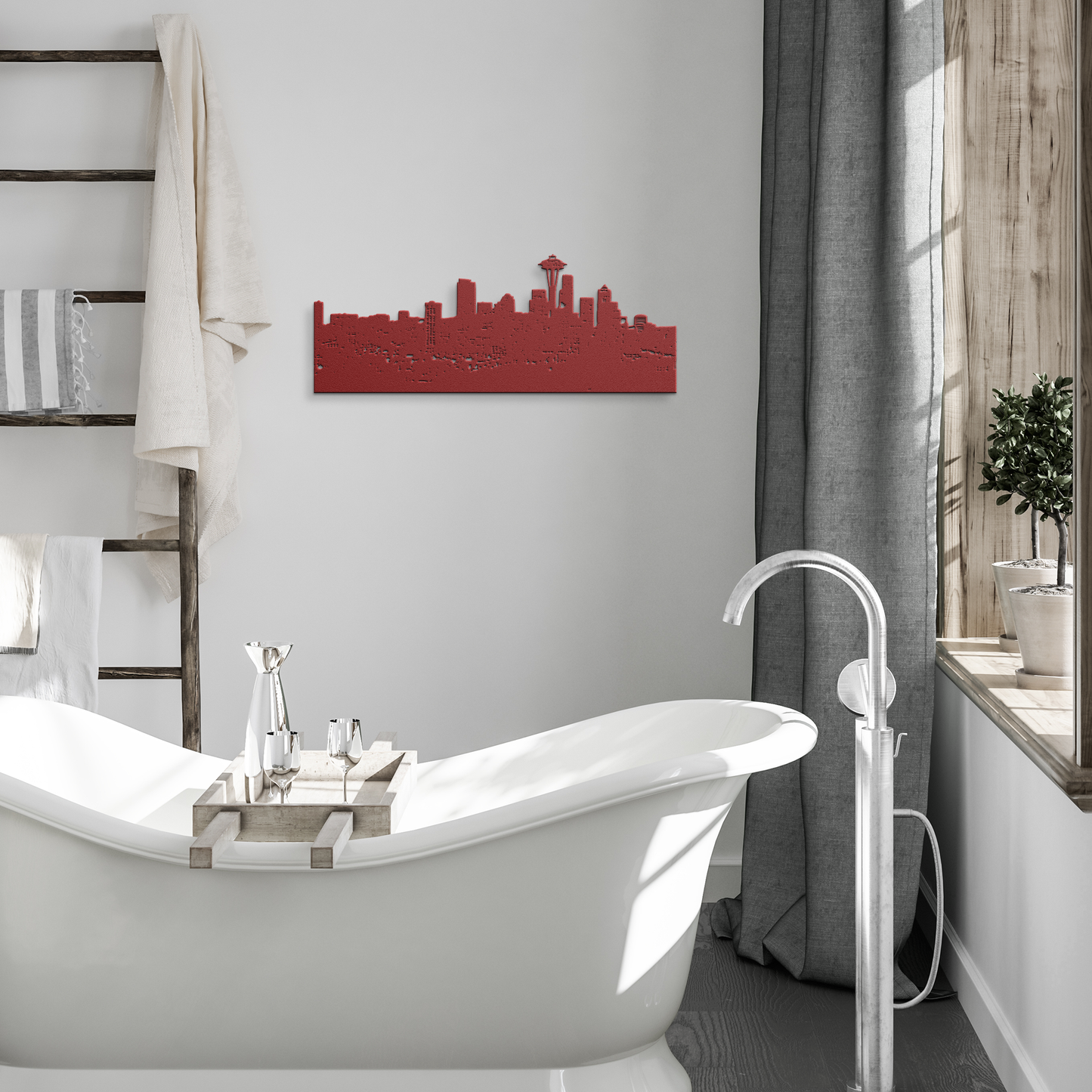 Seattle_Skyline_Metal_Wall_Art__Custom__Red_Modern_Bathroom_Mockup.png