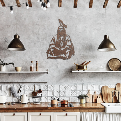Sitting_Bull_Warrior_Chief_Metal_Sign___Copper_Rustic_Kitchen_Mockup.png