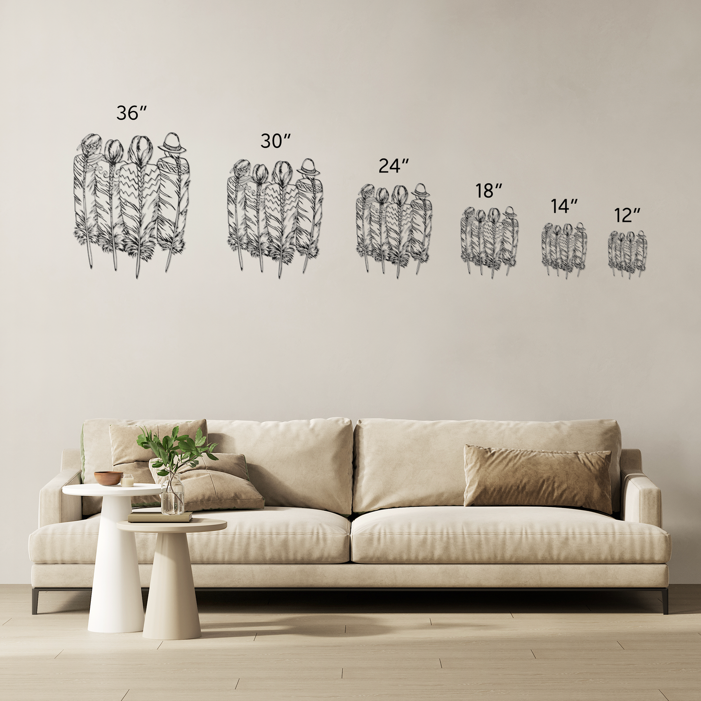 Southwest inspired metal sign made in the USA