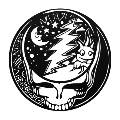 Metal Steal Your Face Wall Sign