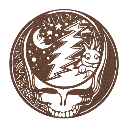 Grateful dead steelie is cut from meal