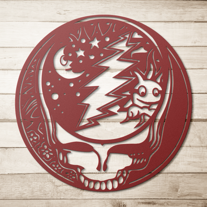 metal sign grateful dead wall art