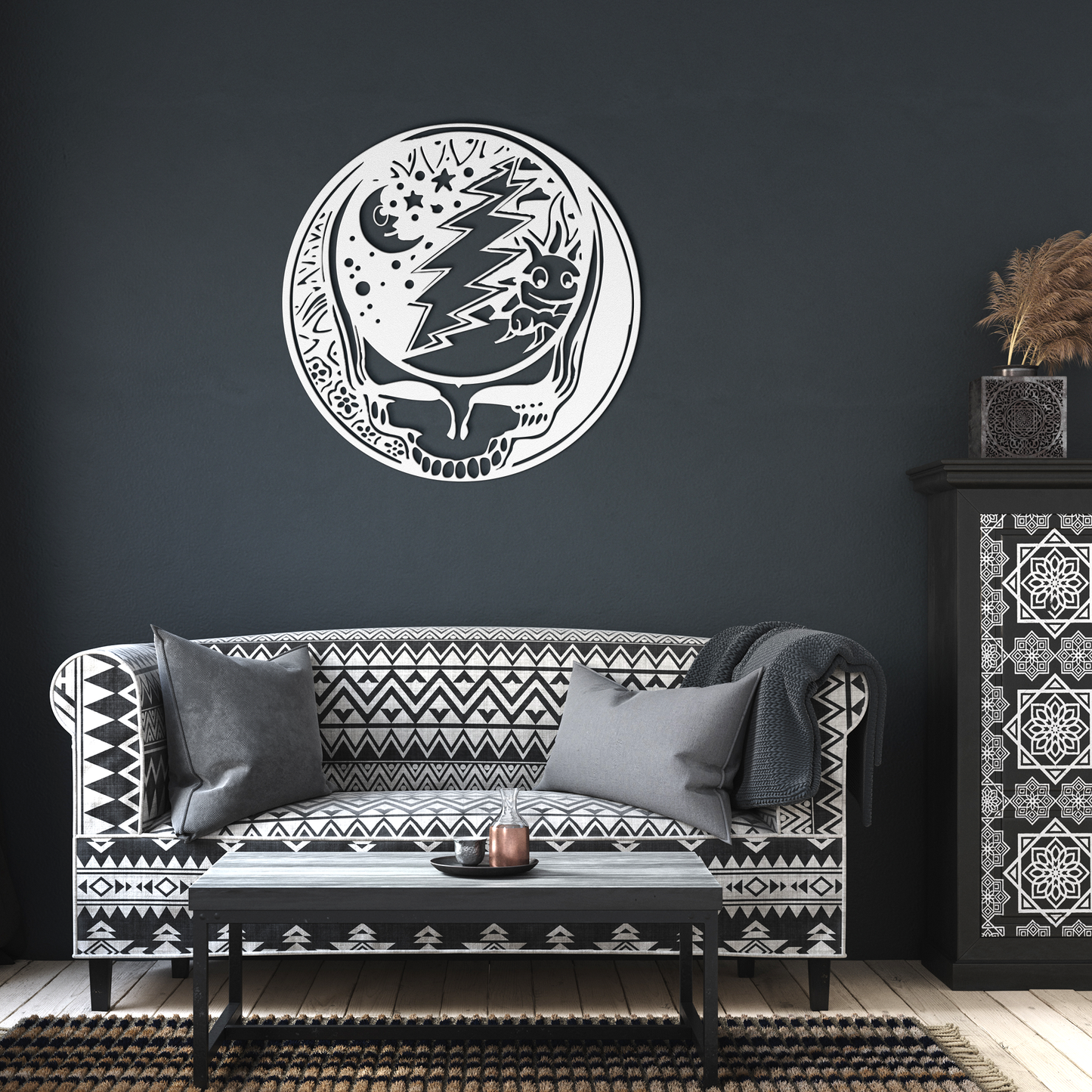 Steal_Your_Face_Grateful_Dead_Sun_and_Mo_White_Dark_Living_Room_Mockup.png