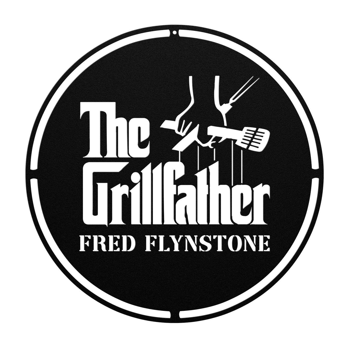 personalized grill metal sign