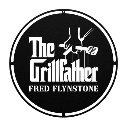 personalized grill metal sign