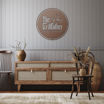 The_Grillfather_Personalized_Metal_Sign__Copper_Rustic_Hallway_Mockup.png