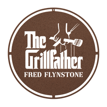 Custom gift for dad bbq grill metal sign