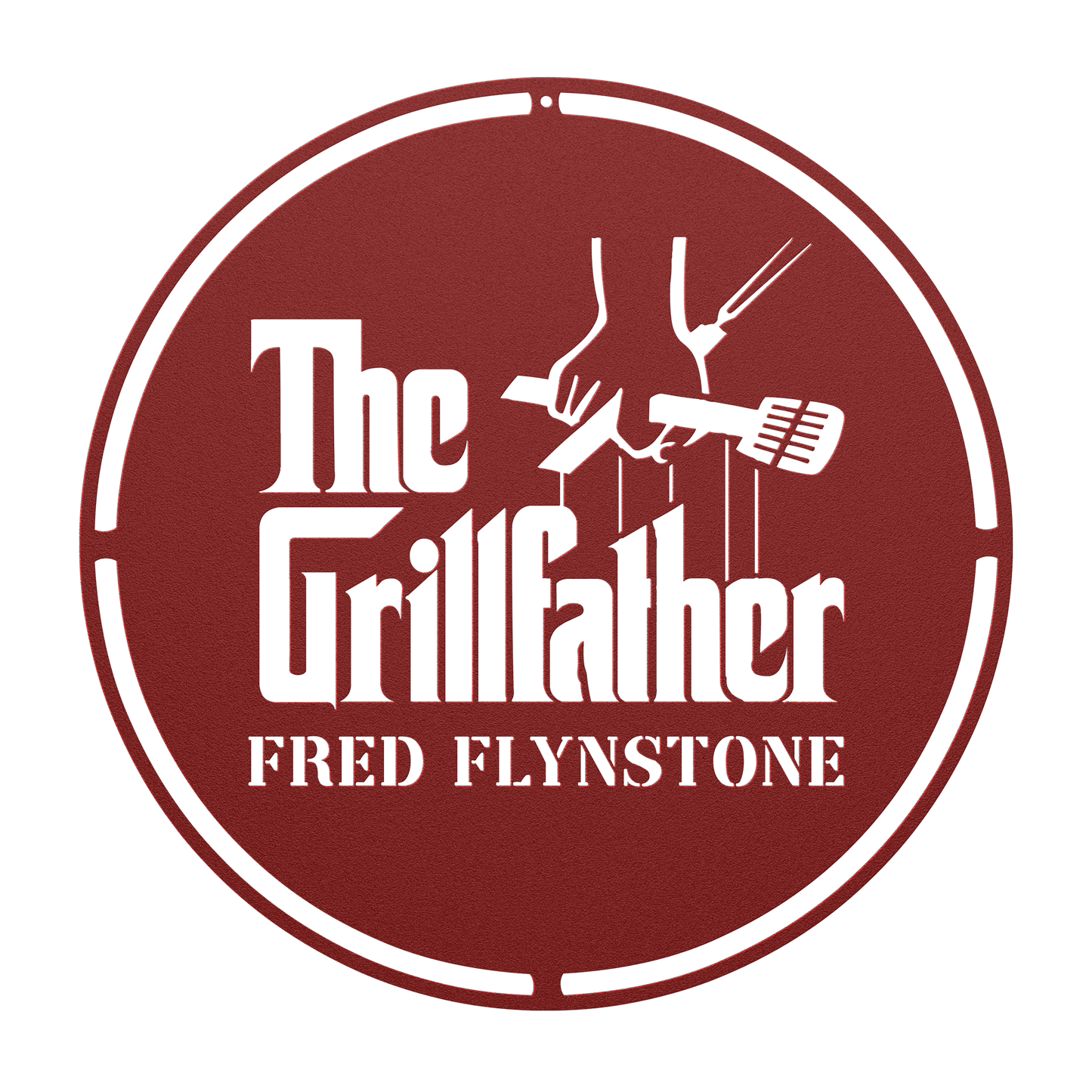 Custom Metal Sign patio grill 