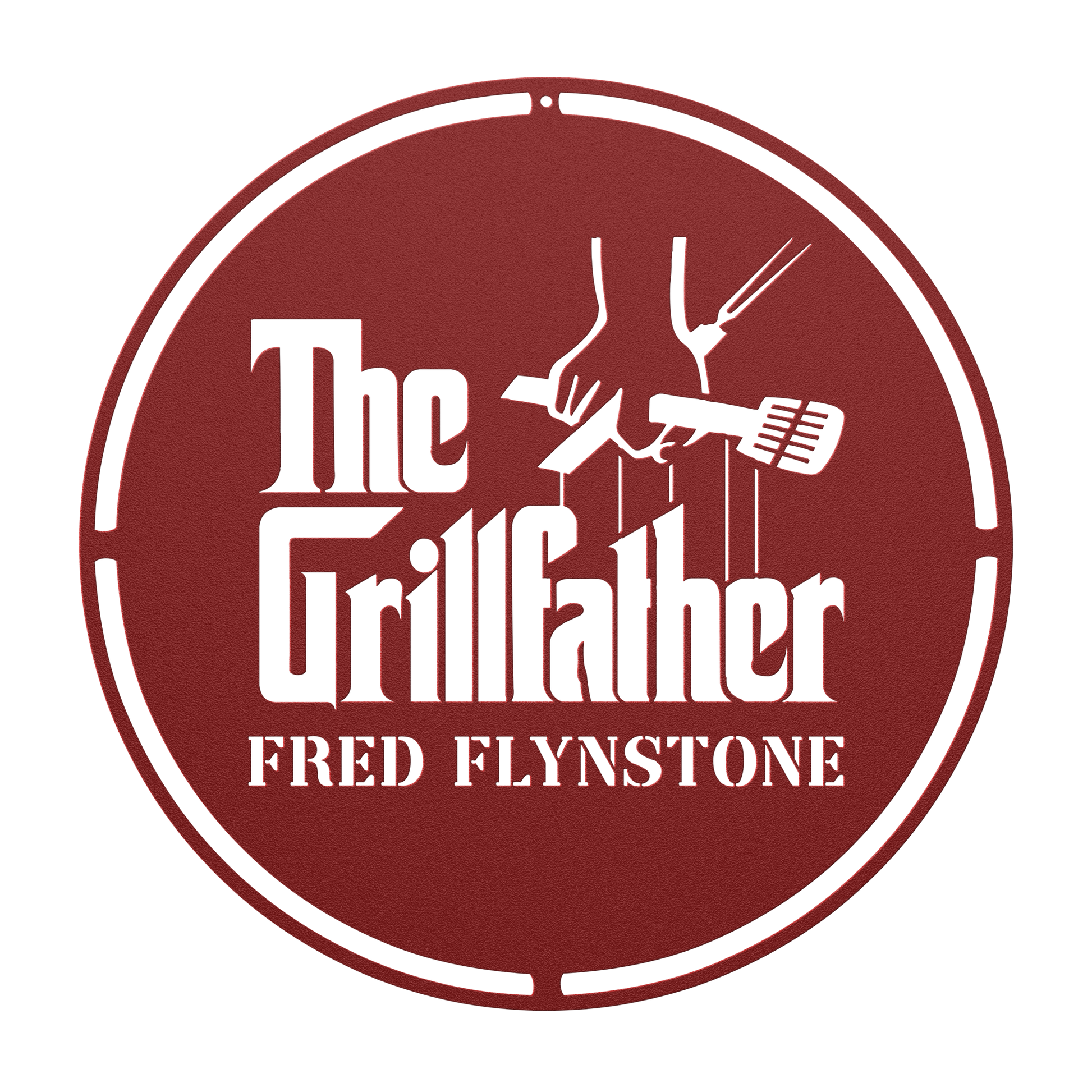 Custom Metal Sign patio grill 