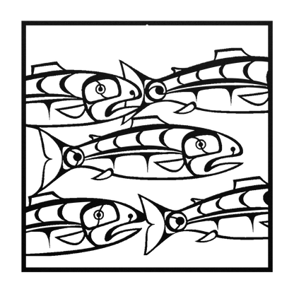 Pacific Northwest steel wall decor