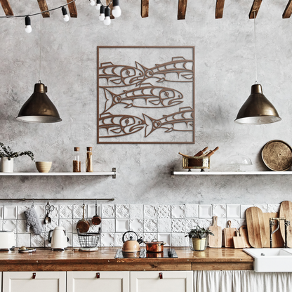 Tlingit_Haida_Salmon_Metal_Sign__Nati_Copper_Rustic_Kitchen_Mockup.png