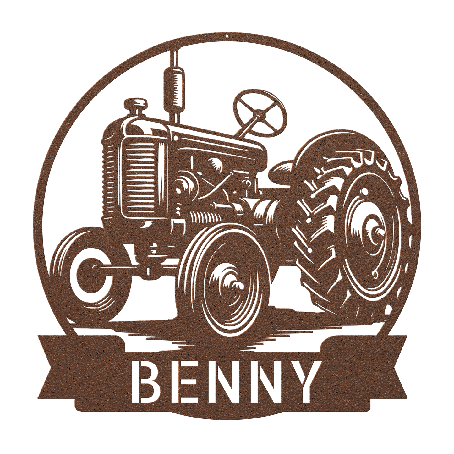 Tractor porch or barn name sign